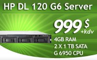 HP DL 120 sunucu