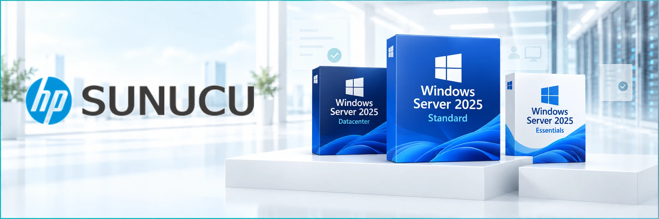 HP Sunucu Windows Server OEM ve HPE ROK lisans seçenekleri