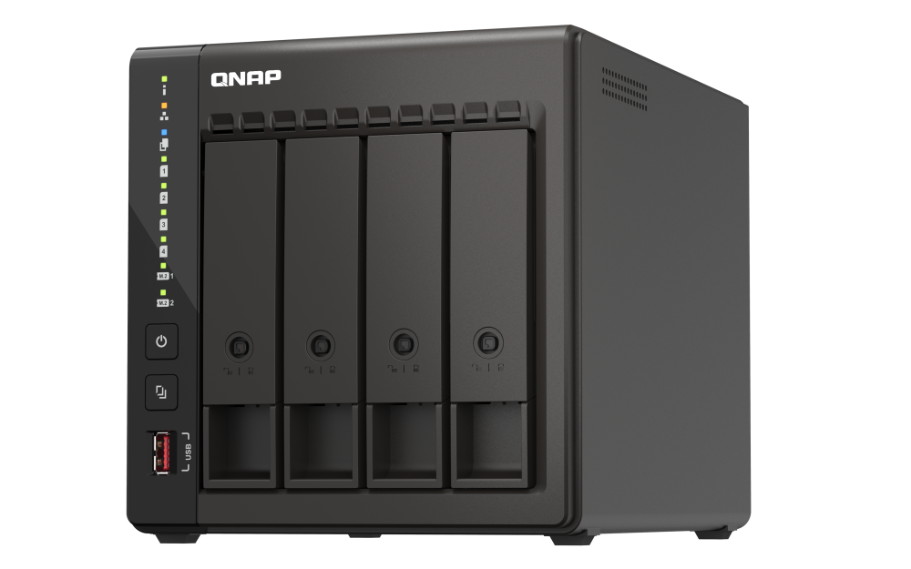 Qnap TS-453E 8 GB 250 TB Destekli NAS Depolama Ünitesi