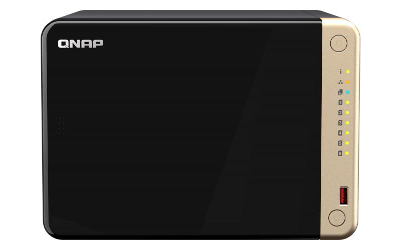 Qnap TS-664 8 GB  250 TB Destekli NAS Depolama Ünitesi