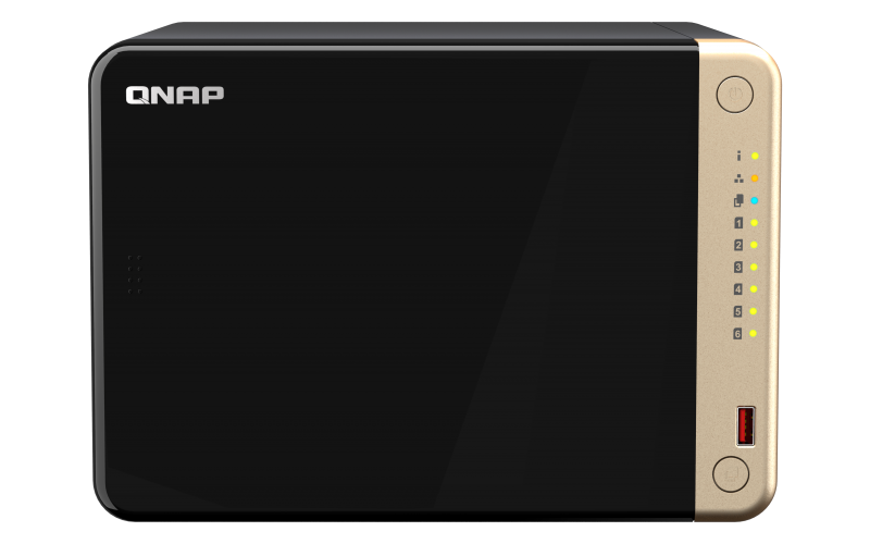 Qnap TS-664 8 GB  250 TB Destekli NAS Depolama Ünitesi