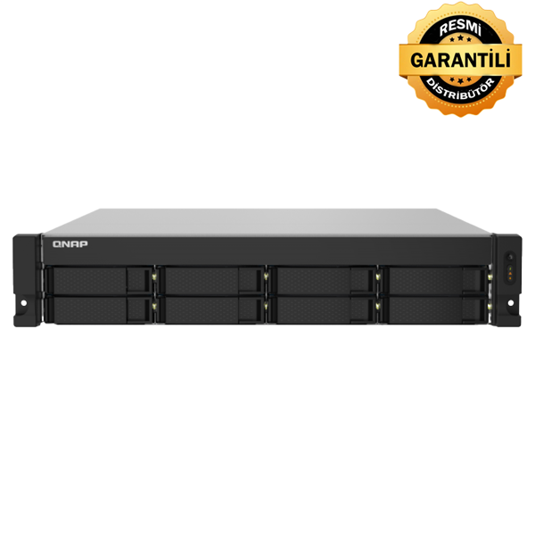 QNAP TS-832PXU-RP-4G 8 Yuvalı RACK NAS ÜNİTESİ (Resmi Distribütör Garantili)