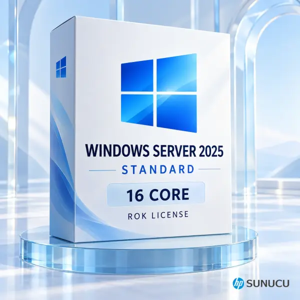 HPE Microsoft Windows Server 2025 16-Core Standard ROK Lisans - P77100-A21