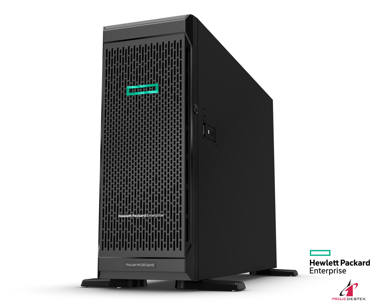 HPE Srv P21788-421 ML350 Gen10 4210R 1P 16GB-R P408i-a 8SFF 1x800W RPS Server