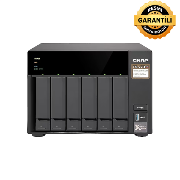Qnap TS-673A  NAS Depolama Ünitesi (Resmi Distribütör Garantili)