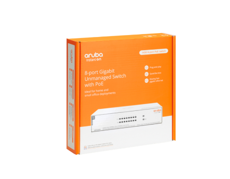 HPE Aruba Instant On R8R46A 1430-8 Port PoE (64W)