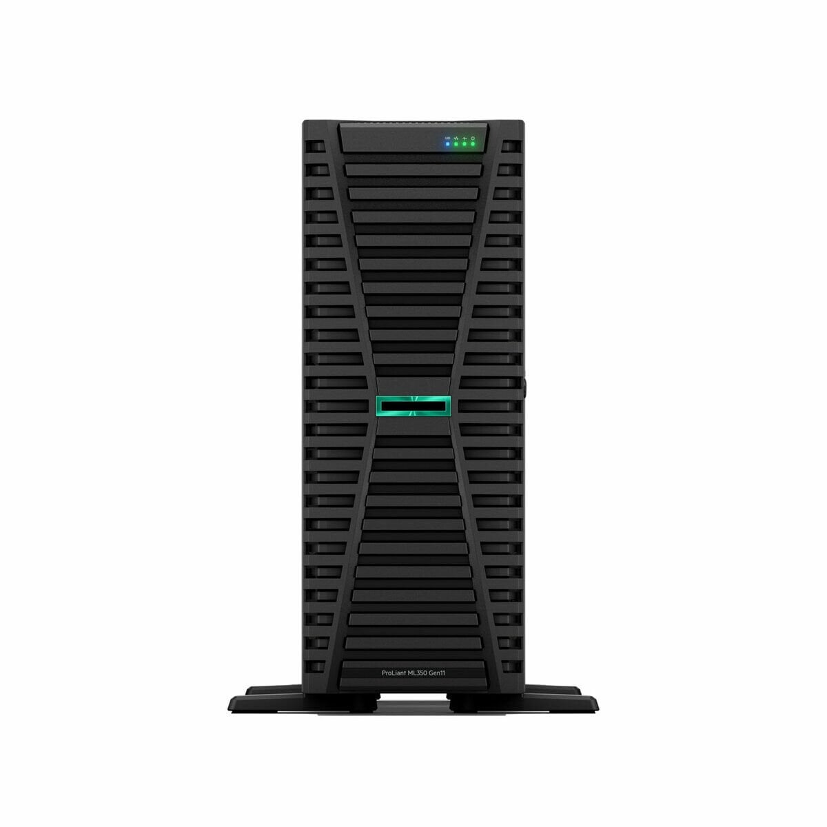 HPE ProLiant ML350 Gen11 1* Xeon Silver 4510 (12C/2.4GHz) 64GB DDR5 2x960GB HPE SSD (8x2.5”) MR408i-o/4Gb 4x1GbE ILO STD. 2x1000W PSU Tower - P71671-425