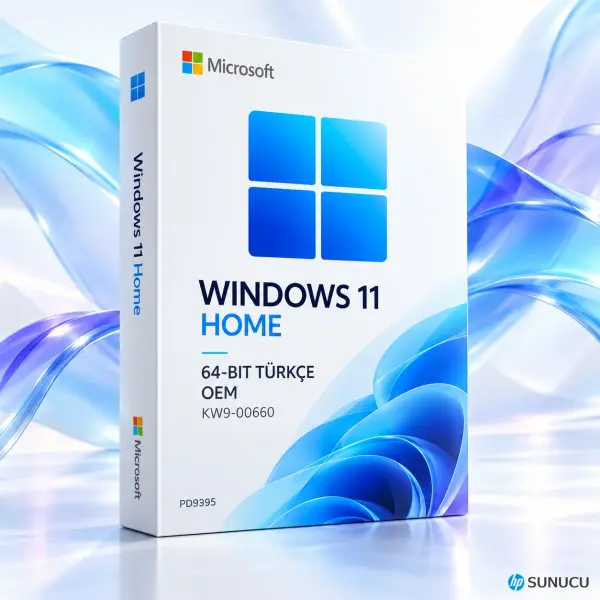 MICROSOFT WINDOWS 11 HOME 64BIT TURKCE OEM KW9-00660