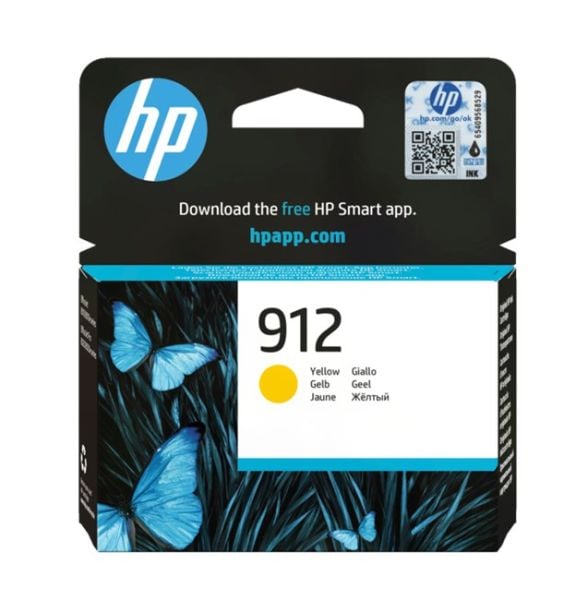 HP 3YL79A Sarı Renkli Mürekkep Kartuş (912)