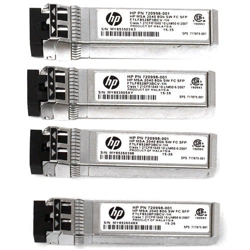 HPE MSA 16Gb SW FC SFP 4pk XCVR